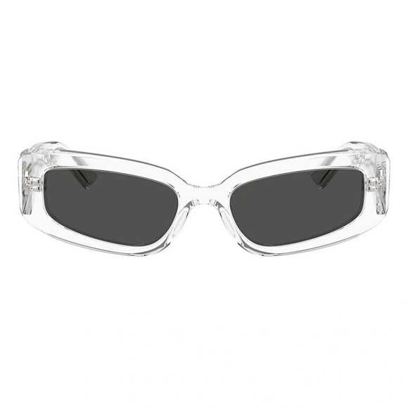 NEW DOLCE&GABBANA DG4445 313387 SQUARE SUNGLASSES DG4445 3133/87 CRYSTAL GREY - Picture 1 of 3